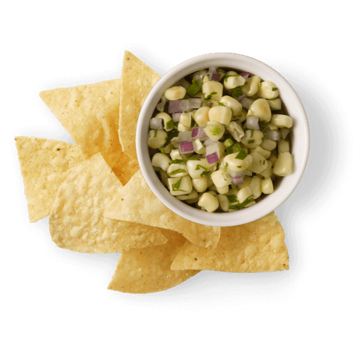 Chips & Roasted Chili-Corn Salsa